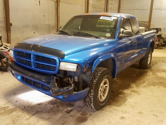 1B7GG22Y8XS116084 - 1999 DODGE DAKOTA  photo 2