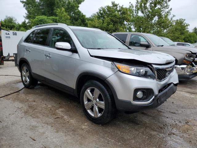 5XYKU3A66CG309178 - 2012 KIA SORENTO EX SILVER photo 4