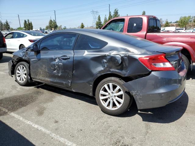 2HGFG3B06CH539048 - 2012 HONDA CIVIC EXL ნაცრისფერი ფოტო 2
