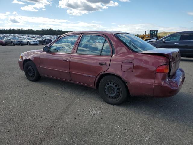 2T1BR12E81C446028 - 2001 TOYOTA COROLLA CE RED photo 2