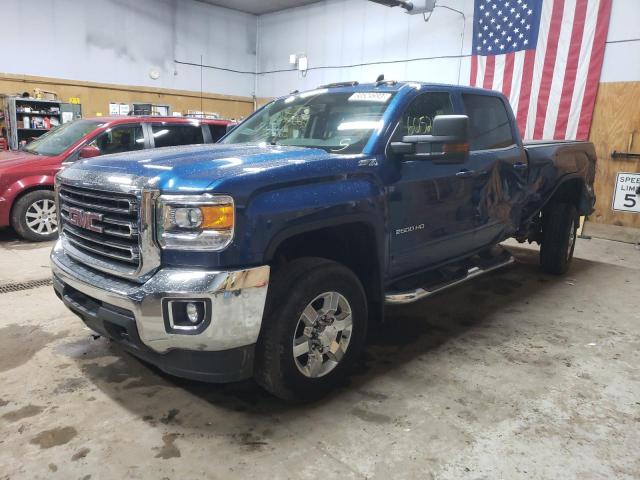 1GT12SEG8HF134179 - 2017 GMC SIERRA K2500 SLE BLUE photo 1