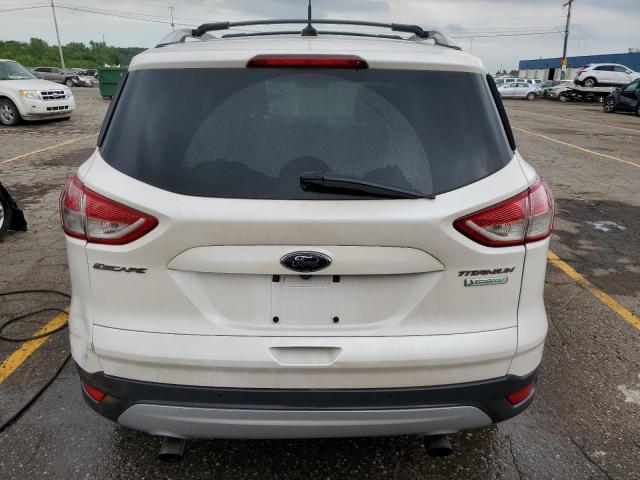 1FMCU0J95DUB07571 - 2013 FORD ESCAPE TITANIUM WHITE photo 6