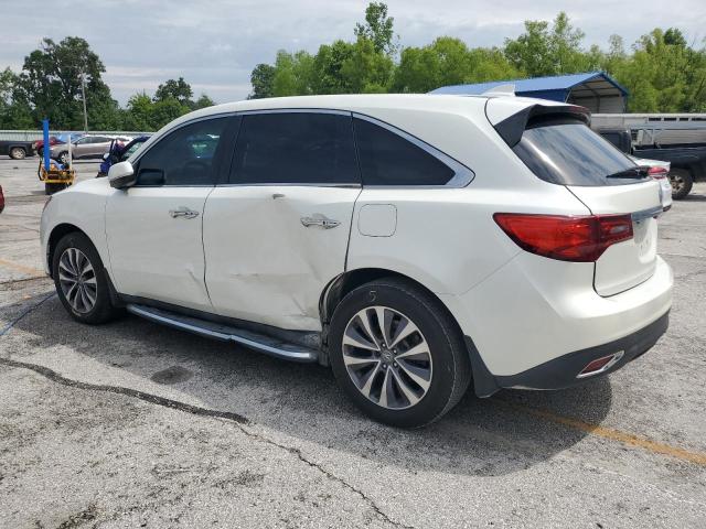 5FRYD3H64EB015982 - 2014 ACURA MDX TECHNOLOGY WHITE photo 2