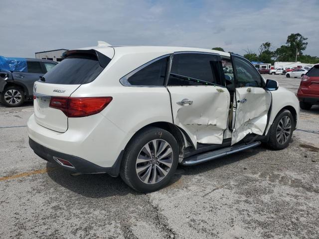 5FRYD3H64EB015982 - 2014 ACURA MDX TECHNOLOGY WHITE photo 3
