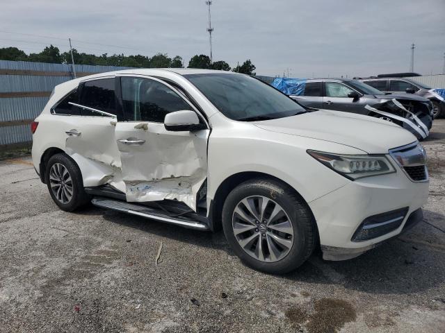 5FRYD3H64EB015982 - 2014 ACURA MDX TECHNOLOGY WHITE photo 4