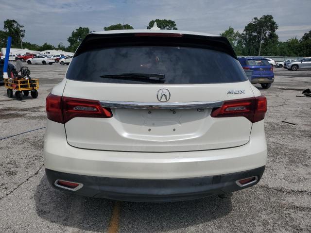 5FRYD3H64EB015982 - 2014 ACURA MDX TECHNOLOGY WHITE photo 6