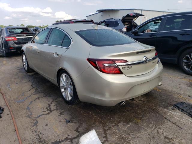 2G4GK5EX2F9222982 - 2015 BUICK REGAL BEIGE photo 2