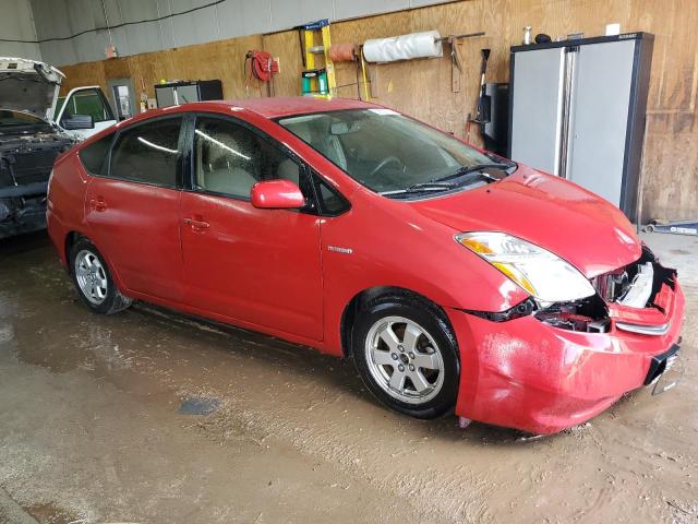 JTDKB20U877565017 - 2007 TOYOTA PRIUS RED photo 4