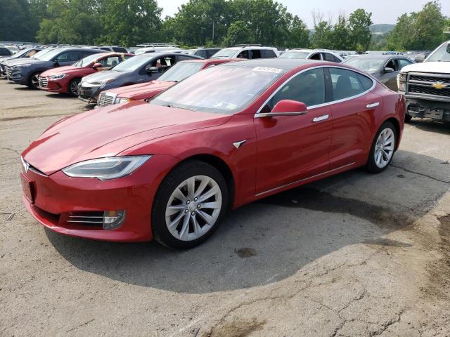 5YJSA1E29HF226847 - 2017 TESLA MODEL S წითელი ფოტო 1