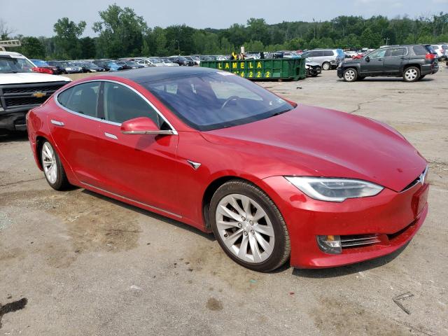 5YJSA1E29HF226847 - 2017 TESLA MODEL S წითელი ფოტო 4