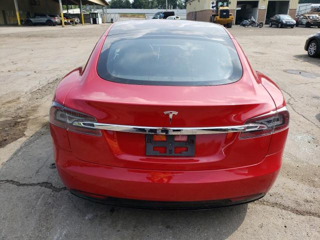 5YJSA1E29HF226847 - 2017 TESLA MODEL S წითელი ფოტო 6
