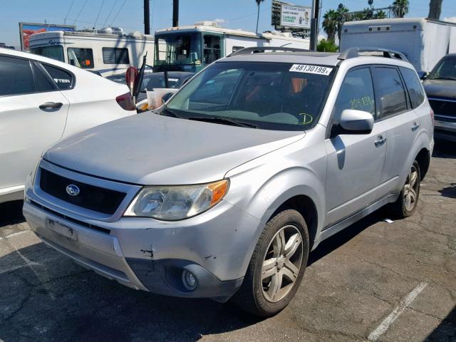 JF2SH64669H765331 - 2009 SUBARU FORESTER 2.5X LIMITED SILVER photo 2