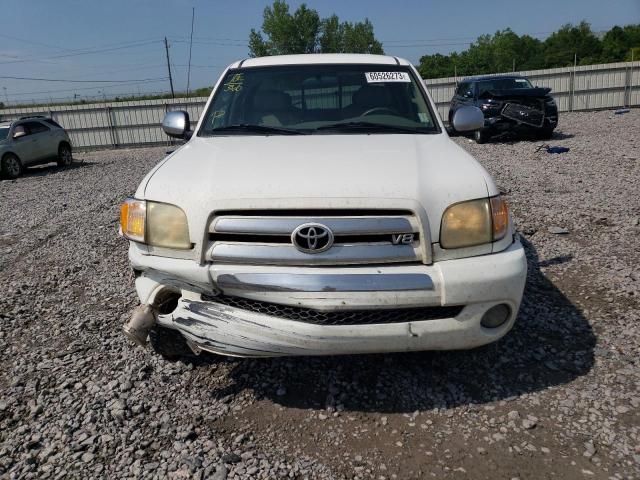 5TBRT34174S446354 - 2004 TOYOTA TUNDRA ACCESS CAB SR5 WHITE photo 5