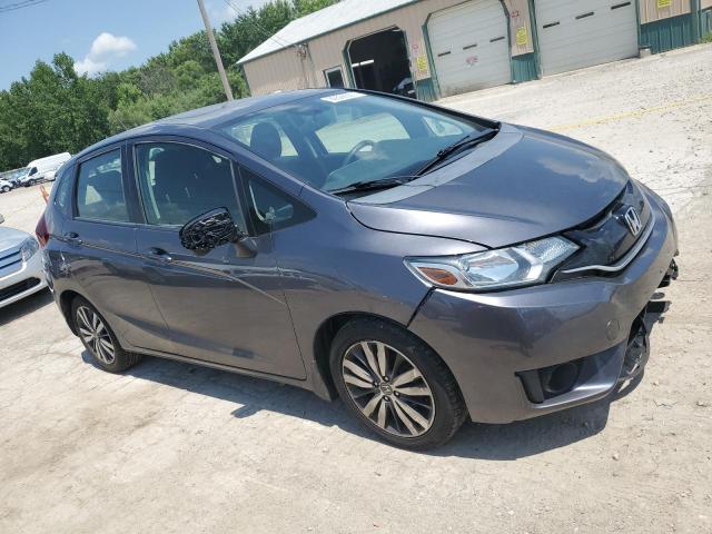 3HGGK5H88FM729421 - 2015 HONDA FIT EX GRAY photo 4