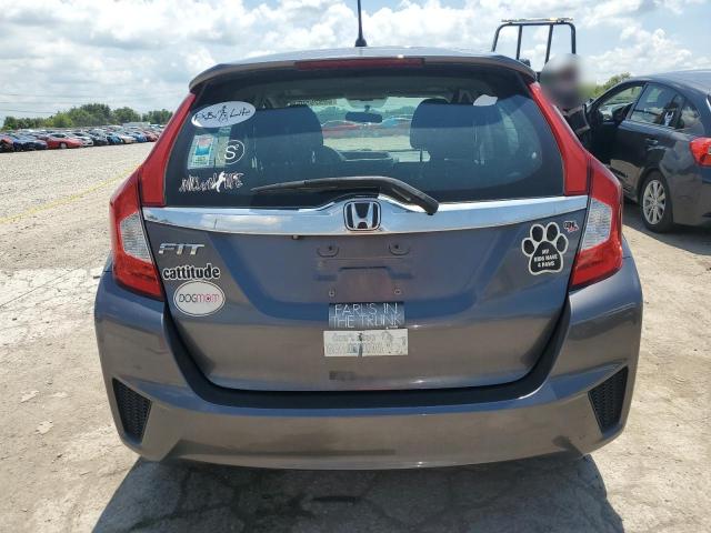 3HGGK5H88FM729421 - 2015 HONDA FIT EX GRAY photo 6