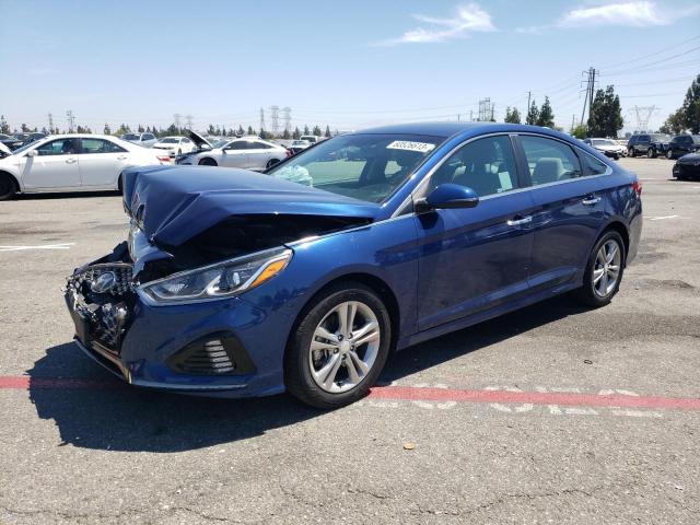 5NPE34AF9KH759291 - 2019 HYUNDAI SONATA LIMITED BLUE photo 1