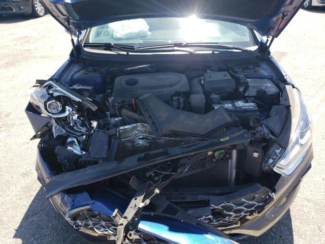 5NPE34AF9KH759291 - 2019 HYUNDAI SONATA LIMITED BLUE photo 11