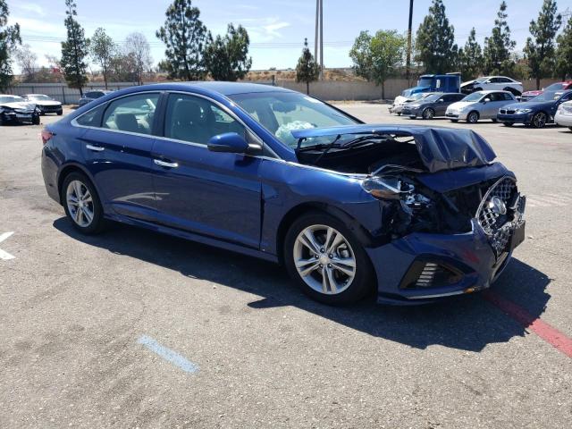 5NPE34AF9KH759291 - 2019 HYUNDAI SONATA LIMITED BLUE photo 4