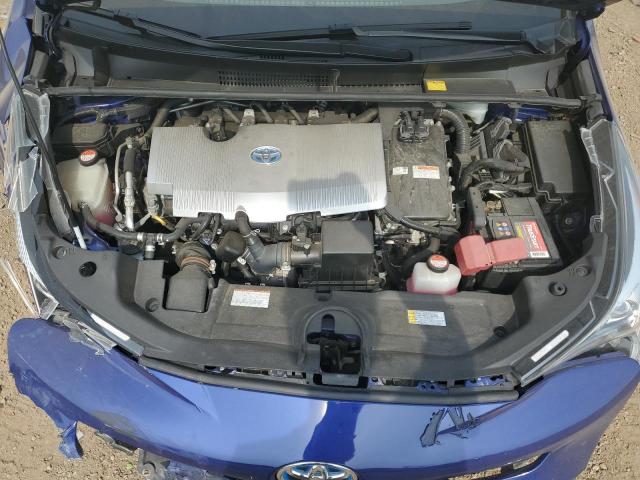 JTDKBRFU7G3503664 - 2016 TOYOTA PRIUS BLUE photo 11