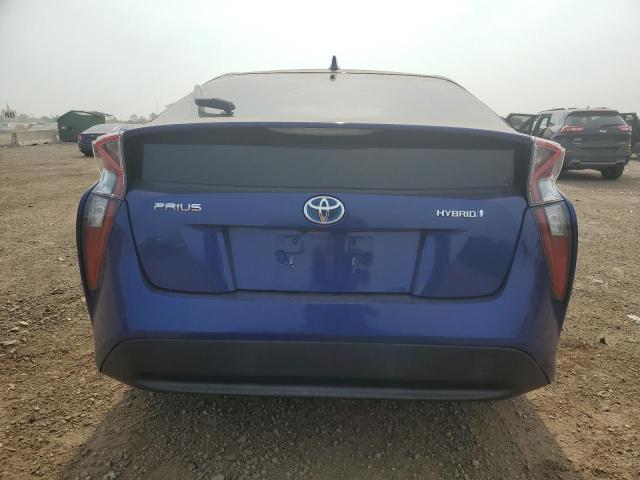 JTDKBRFU7G3503664 - 2016 TOYOTA PRIUS BLUE photo 6