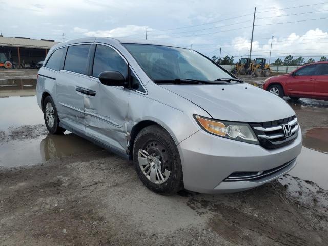 5FNRL5H23EB064396 - 2014 HONDA ODYSSEY LX SILVER photo 4