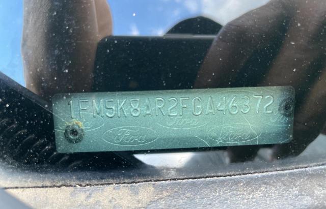 1FM5K8AR2FGA46372 - 2015 FORD EXPLORER POLICE INTERCEPTOR 黑色 照片 10