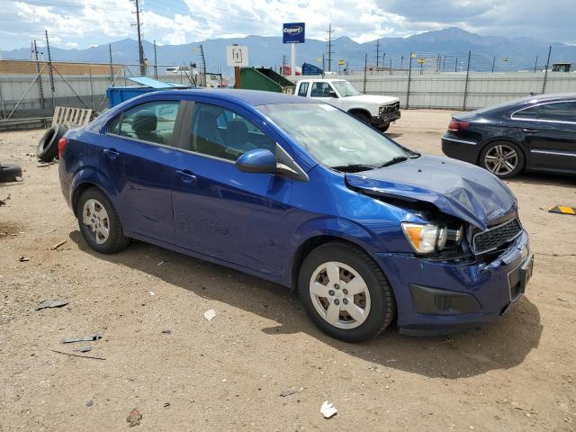 1G1JA5SH9E4103556 - 2014 CHEVROLET SONIC LS BLUE photo 4