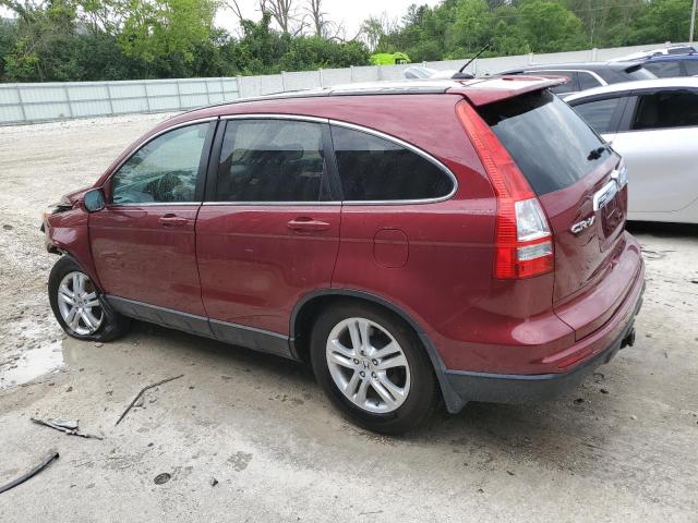 5J6RE4H76BL046851 - 2011 HONDA CR-V EXL RED photo 2