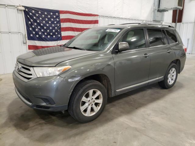 5TDZA3EH8CS029865 - 2012 TOYOTA HIGHLANDER BASE GREEN photo 1