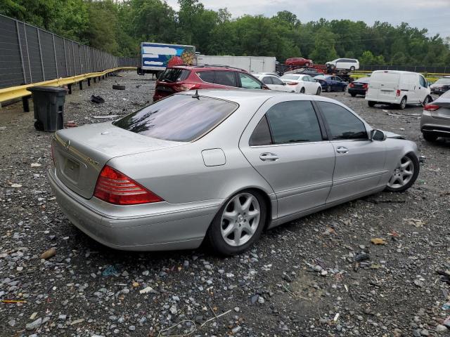 WDBNG83J14A393560 - 2004 MERCEDES-BENZ S 430 4MATIC SILVER photo 3