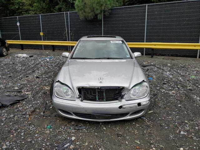 WDBNG83J14A393560 - 2004 MERCEDES-BENZ S 430 4MATIC SILVER photo 5