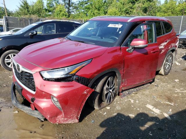 5TDKDRBH6PS504001 - 2023 TOYOTA HIGHLANDER L RED photo 1