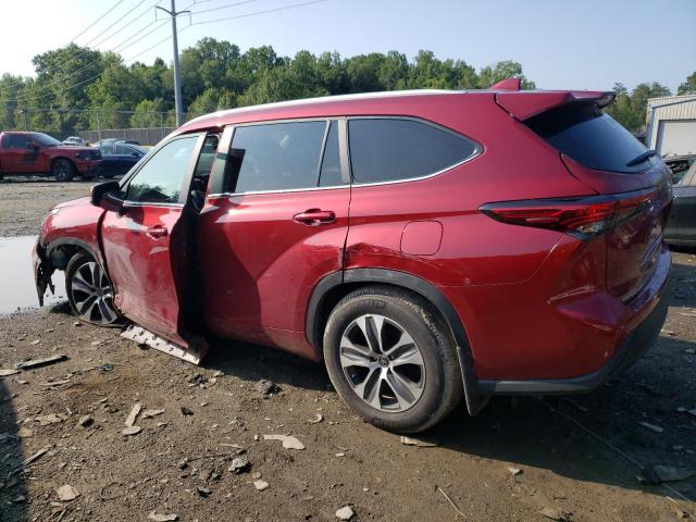 5TDKDRBH6PS504001 - 2023 TOYOTA HIGHLANDER L RED photo 2