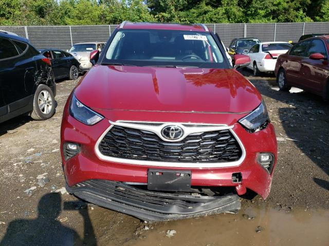 5TDKDRBH6PS504001 - 2023 TOYOTA HIGHLANDER L RED photo 5