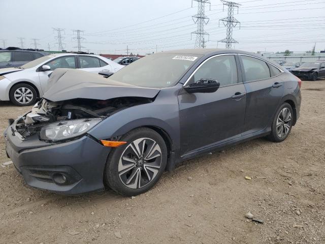 19XFC1F7XGE027302 - 2016 HONDA CIVIC EXL BLACK photo 1