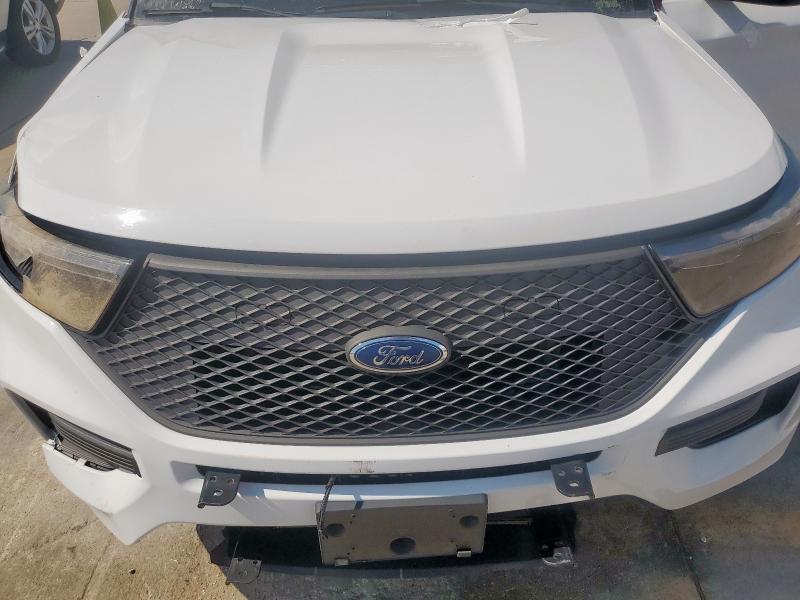 1FM5K8AW9LGC12744 - 2020 FORD EXPLORER POLICE INTERCEPTOR WHITE photo 11