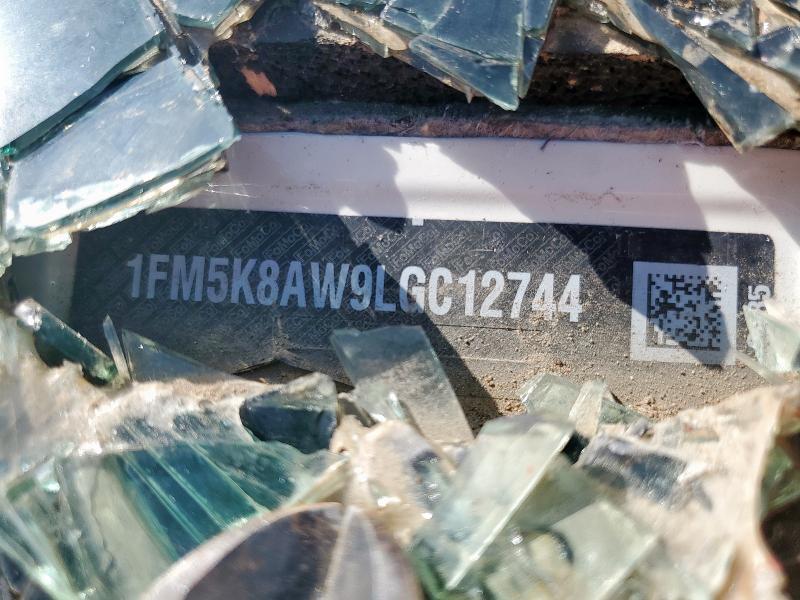 1FM5K8AW9LGC12744 - 2020 FORD EXPLORER POLICE INTERCEPTOR WHITE photo 12