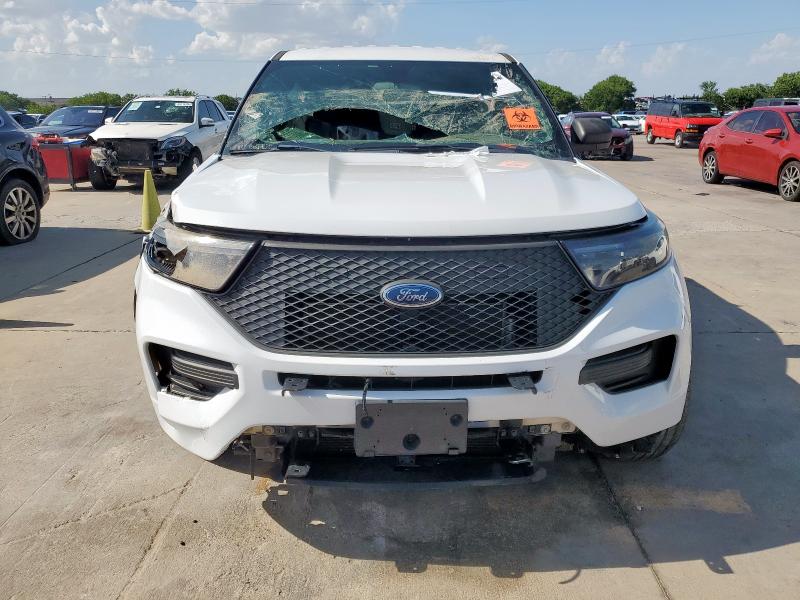 1FM5K8AW9LGC12744 - 2020 FORD EXPLORER POLICE INTERCEPTOR WHITE photo 5