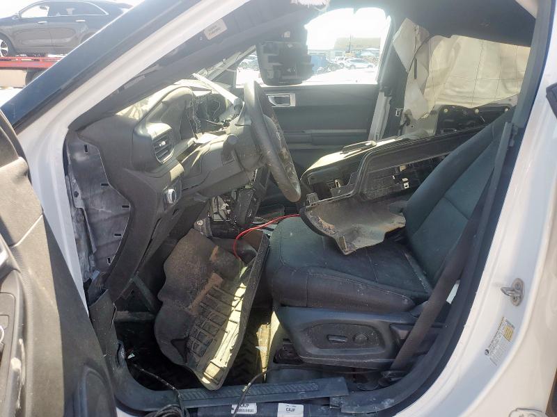1FM5K8AW9LGC12744 - 2020 FORD EXPLORER POLICE INTERCEPTOR WHITE photo 7
