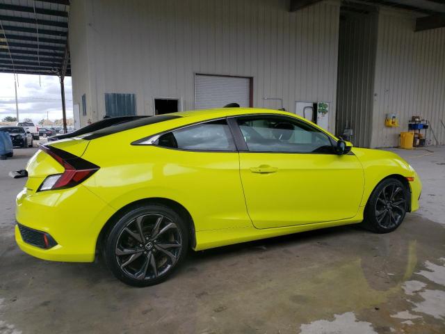 2HGFC4B84KH304444 - 2019 HONDA CIVIC SPORT YELLOW photo 3