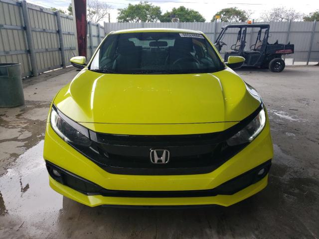 2HGFC4B84KH304444 - 2019 HONDA CIVIC SPORT YELLOW photo 5