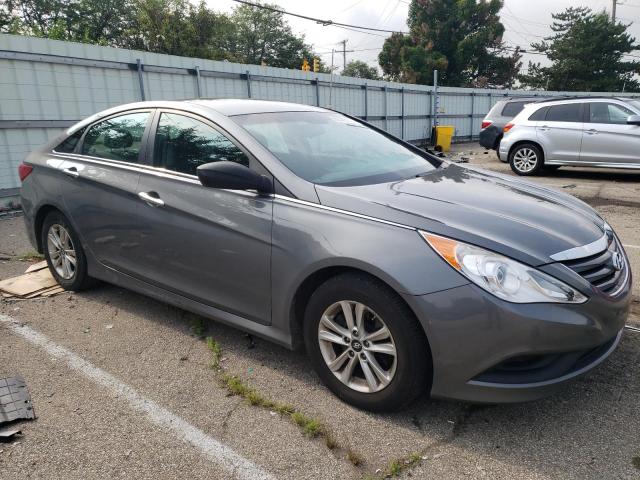 5NPEB4AC7EH884612 - 2014 HYUNDAI SONATA GLS CHARCOAL photo 4