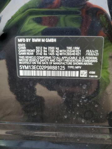5YM13EC02P9R88125 - 2023 BMW X3 M GRAY photo 13