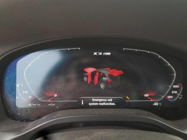5YM13EC02P9R88125 - 2023 BMW X3 M GRAY photo 9