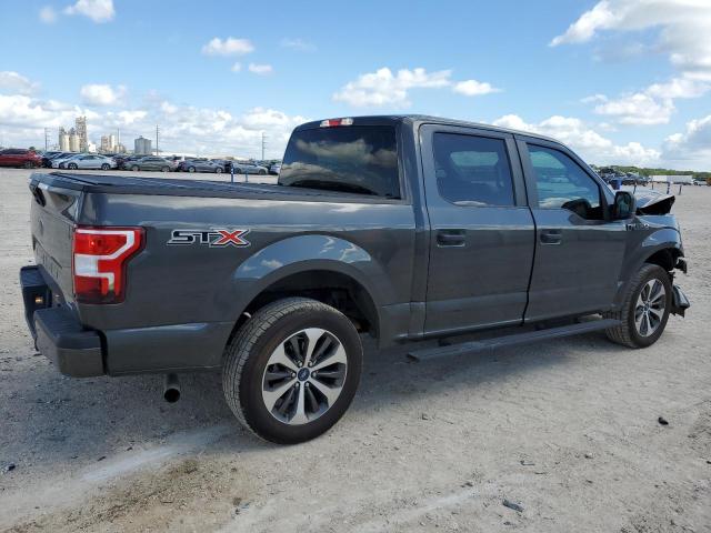 1FTEW1CP6KKF25672 - 2019 FORD F150 SUPERCREW GRAY photo 3