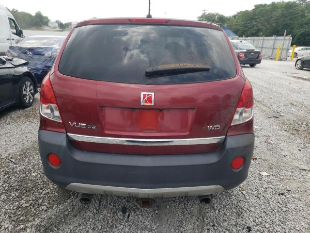 3GSDL43N18S545205 - 2008 SATURN VUE XE RED photo 6