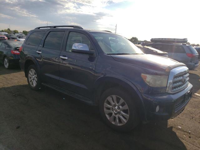 5TDBY67A98S003815 - 2008 TOYOTA SEQUOIA PLATINUM BLUE photo 4