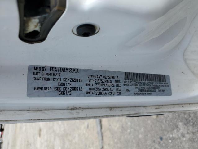 ZFBERFAB4H6H04036 - 2017 RAM PROMASTER თეთრი ფოტო 12