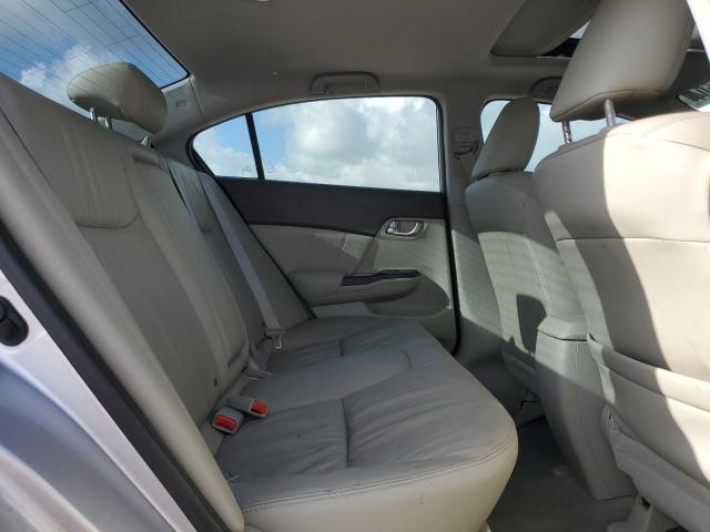 19XFB2F98CE047973 - 2012 HONDA CIVIC EXL ნაცრისფერი ფოტო 10