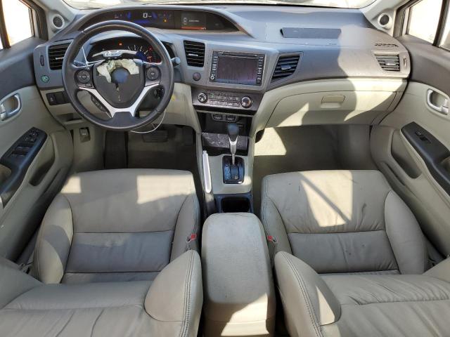 19XFB2F98CE047973 - 2012 HONDA CIVIC EXL ნაცრისფერი ფოტო 8